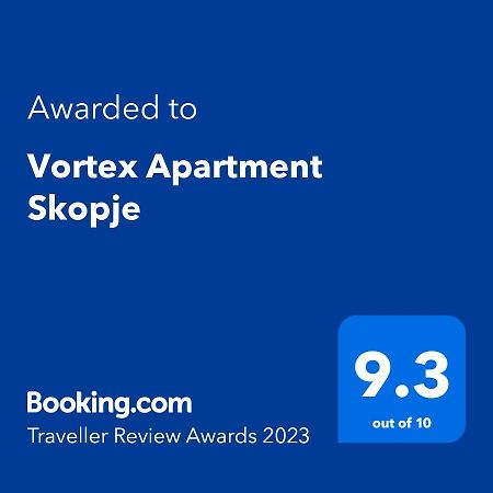 Vortex Apartment Skopje Bagian luar foto