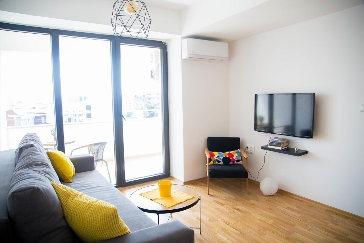 Vortex Apartment Skopje Bagian luar foto